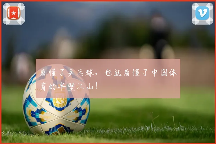 看懂了乒乓球，也就看懂了中国体育的半壁江山！